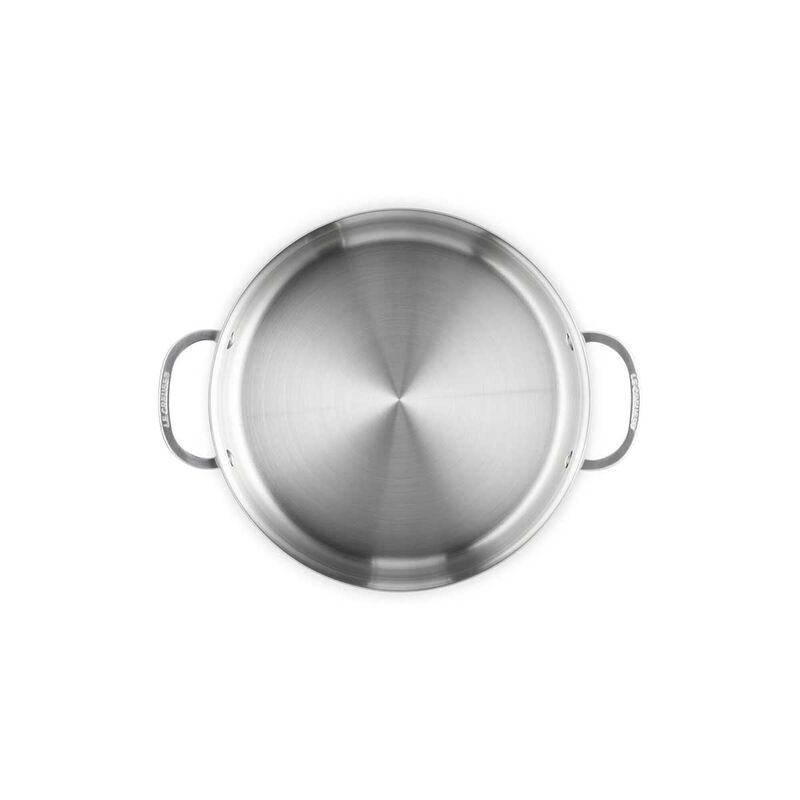 Le Creuset Signature Stainless Steel Rondeau with Lid 26cm image number 2